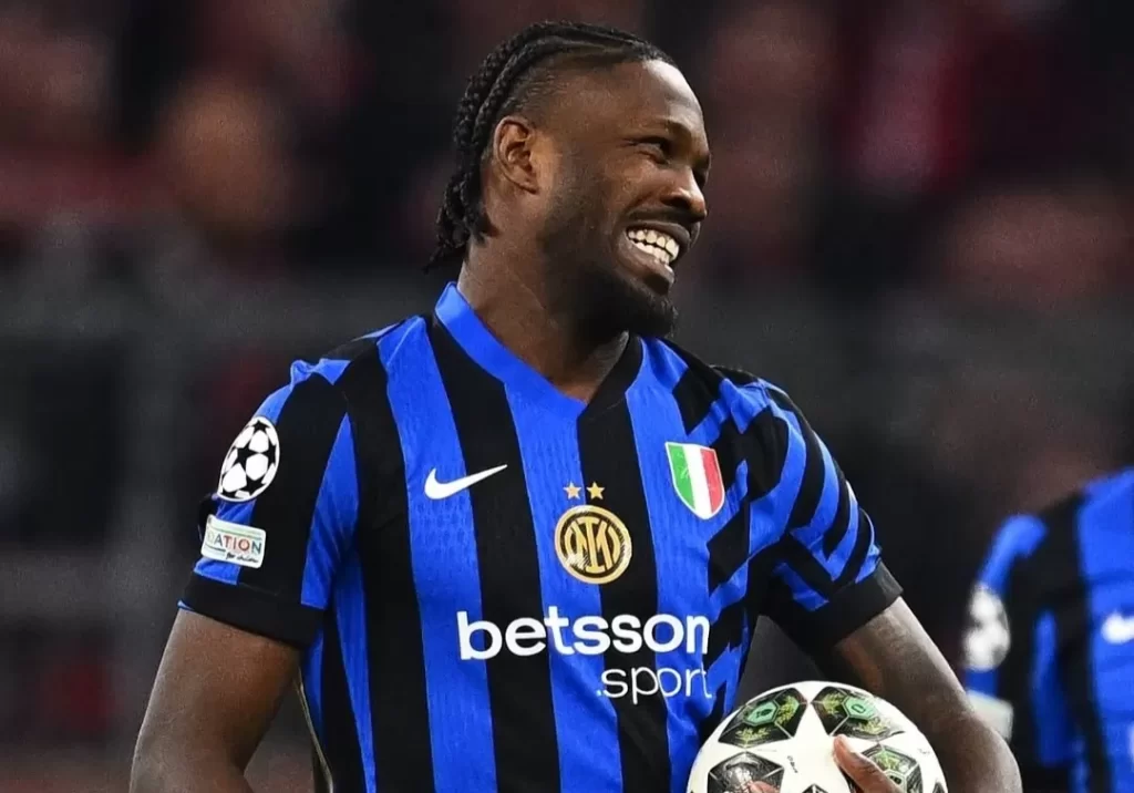 inter milan marcus thuram smile