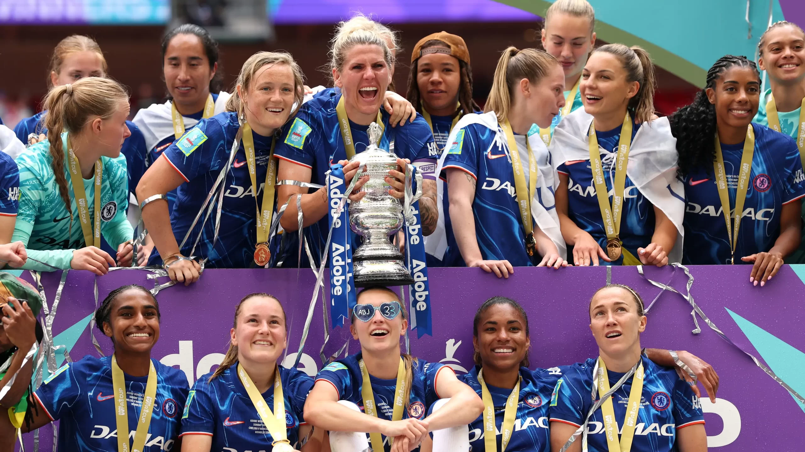 Final Chelsea Piala FA women temp