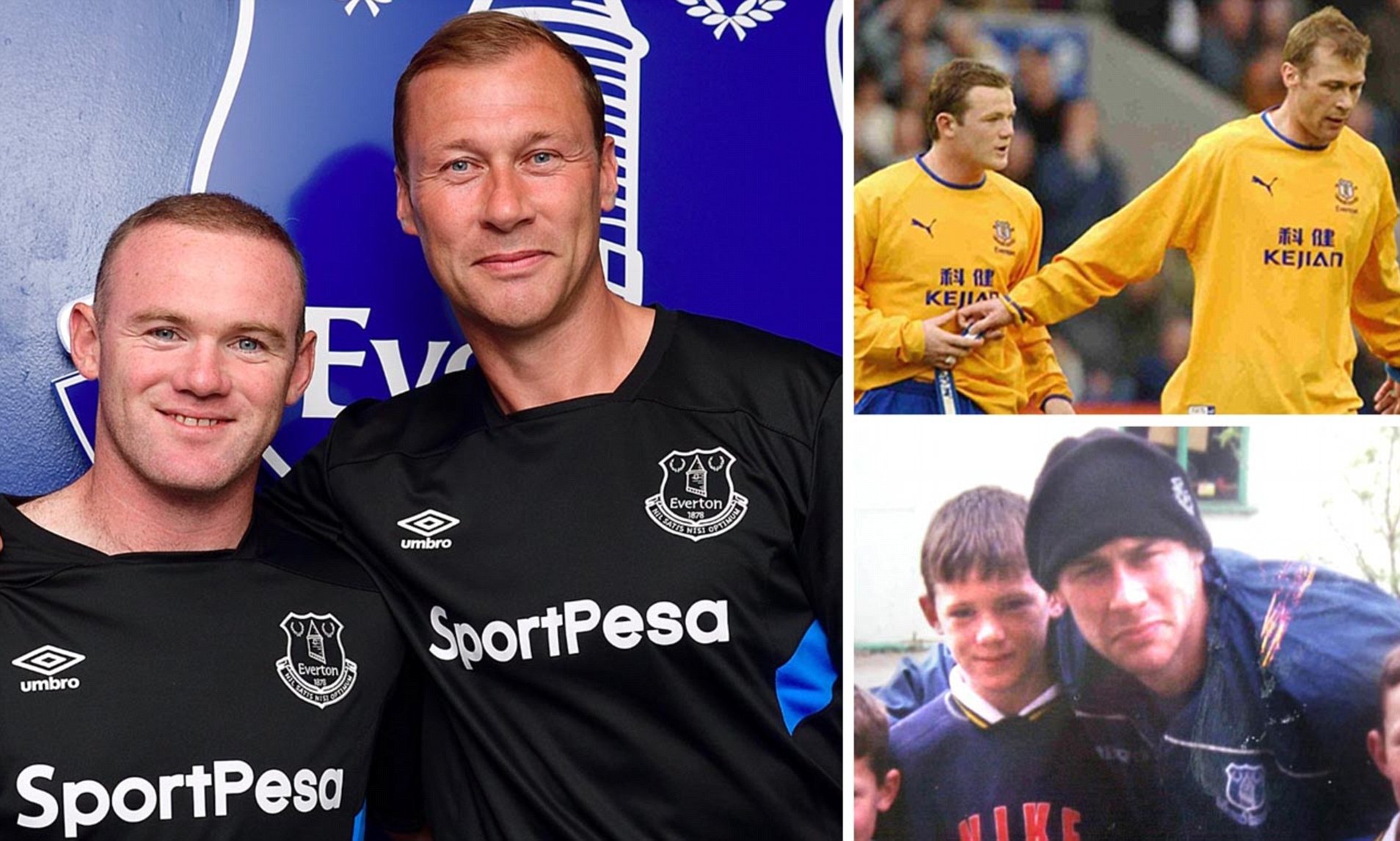Duncan Ferguson dan rooney everton Perbandingan