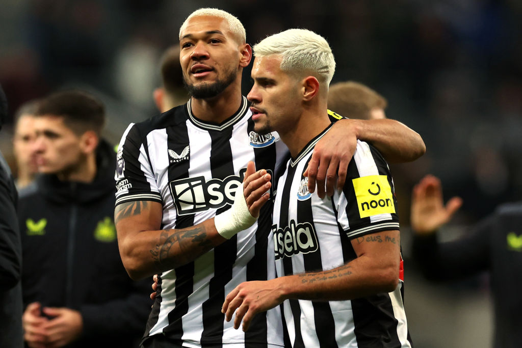 Newcastle United Bruno Guimaraes dan Joelinton temp