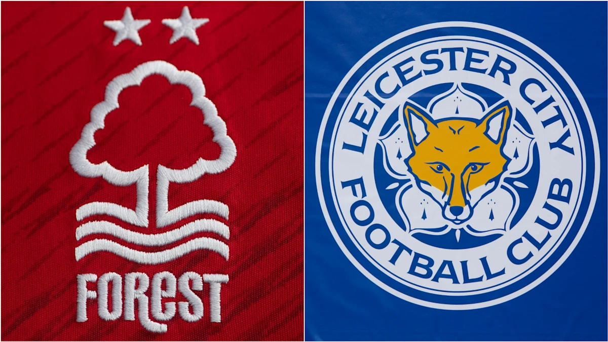 Nottingham Forest vs Leicester City logo temp