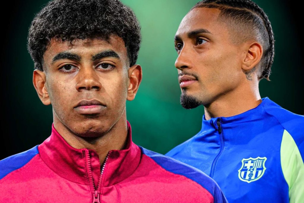 Real Valladolid vs Barcelona lamnine raphinha